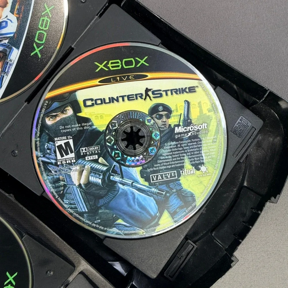 Microsoft Xbox Game Disc Lot 12 Games Multicolor Action Sports Racing Gaming‎